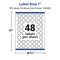 Avery Matte White Removable Starburst Labels with Sure Feed Technology, Print-to-the-Edge, 1"